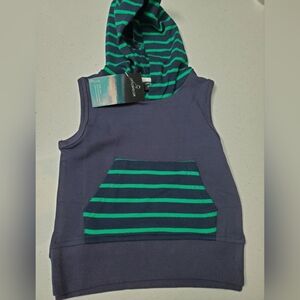 Little bipsy 6-12m hoodie tank top NWT